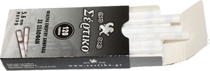 Sertiko Filtertips Aktivkohle 5.6mm 120x1Stk