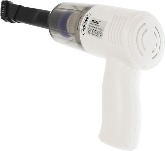 Andowl Car Handheld Vacuum Rechargeable 12V White
