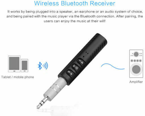 FM Transmitter Αυτοκινήτου Universal 3.5mm Aux Bluetooth με AUX
