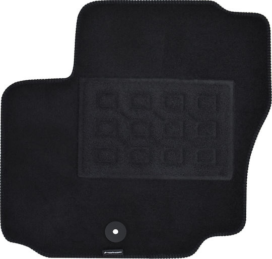 Cik Set of Front and Rear Mats 4pcs for Ford S-Max Black