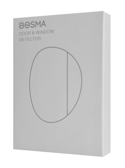 Bosma Kabelloser RF Tür- / Fensterkontakt Sensor 433MHz 60x46x12mm