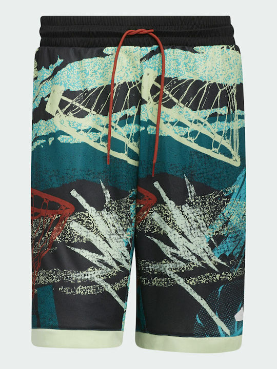 3-Stripes Moment Men's Athletic Shorts Black / Legacy Teal