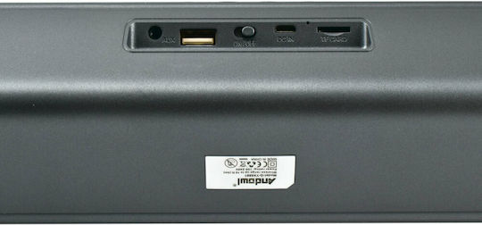Andowl Q-YX8891 Ηχείο Bluetooth 10W με Ραδιόφωνο και Διάρκεια Μπαταρίας έως 2 ώρες Γκρι