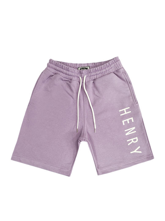 Henry Clothig Αθλητική Ανδρική Βερμούδα Lilac