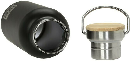 Ecolife Recyclable Thermos Bottle Stainless Steel BPA Free 500ml Black