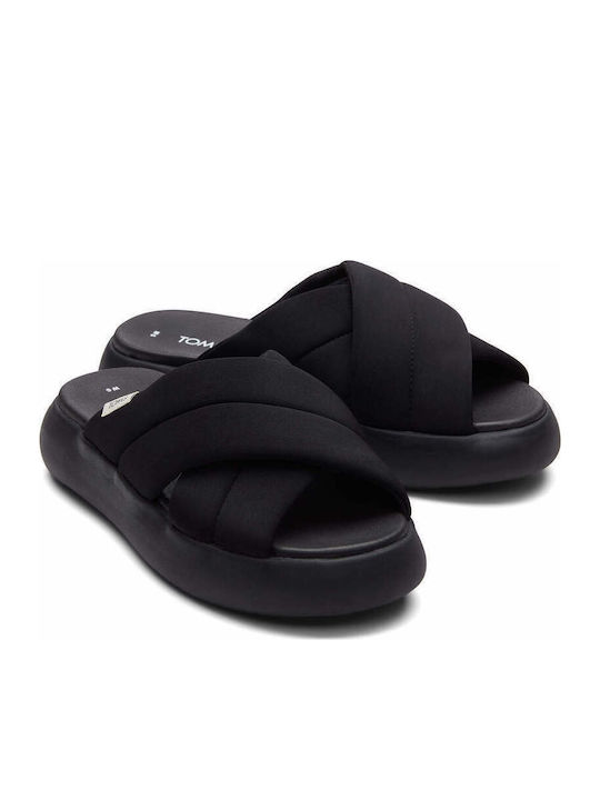 Alpargata Mallow Women's Flat Sandals in Black Color