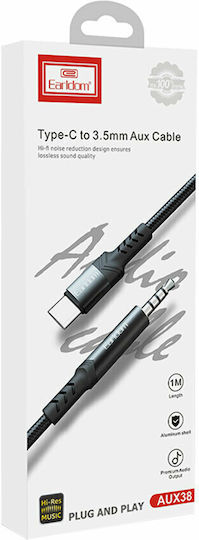 Earldom Et-aux38 USB Typ-C Zu 3.5 Mm Aux Adapter