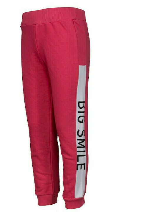 Nek Kids Wear Kids Sweatpants Set Fuchsia 2pcs