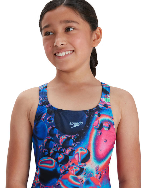 Speedo Kinder Badeanzug Einteilig Blau