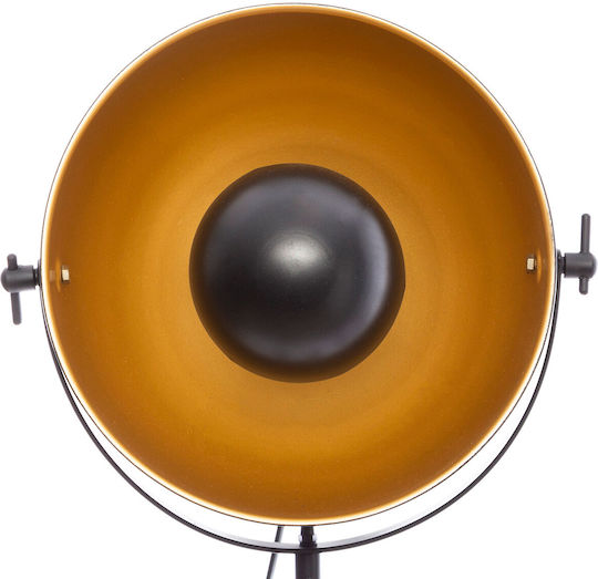 Atmosphera Lahti Vintage Floor Lamp H156.5xL65cm With Lamp Bulb Base E27 Black