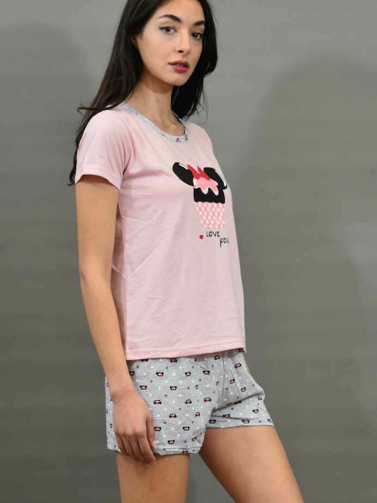 Join Summer Women's Pyjama Set Pink