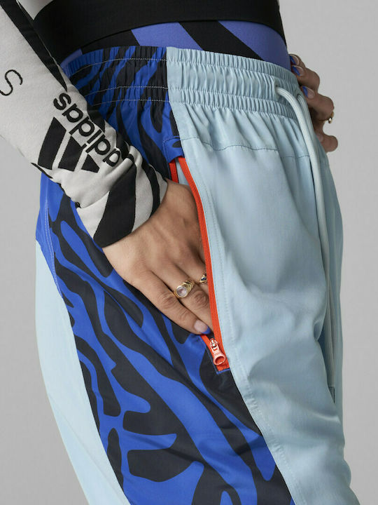 X Stella McCartney Дамски Суитшърт с гума Arctic Blue/Bold Blue