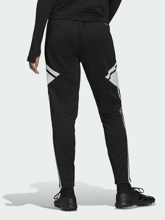 Adidas Pantaloni de trening pentru femei cu cauciuc Negru