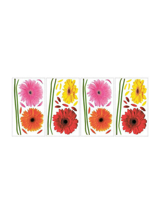 Autocolant Decorativ Perete Gerber Daisies 48buc RoomMates Decor