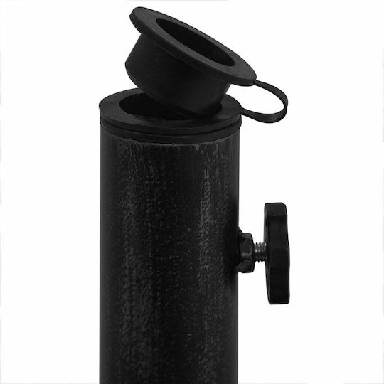 vidaXL Schirmständer aus Gusseisen Black / Cast iron 48x48x33cm