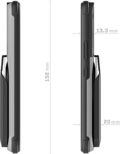 Ghostek Exec 5 Back Cover Πλαστικό με Υποδοχή για Κάρτες Gray (Galaxy S22 5G)