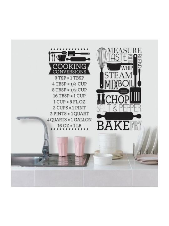 Autocolant Decorativ Perete Cooking Conversions 2buc RoomMates Decor