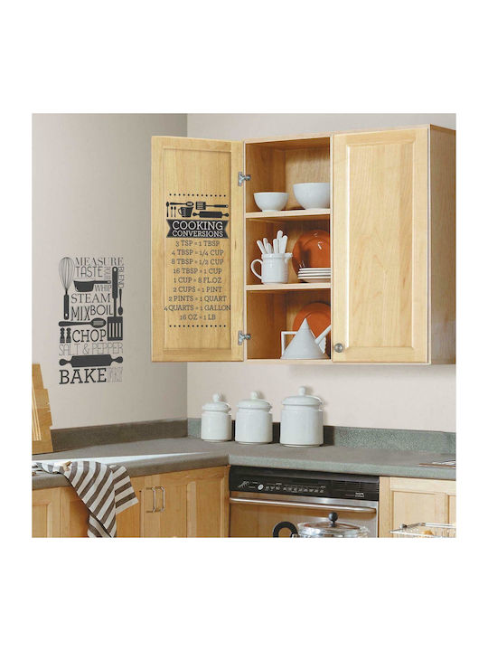 Διακοσμητικό Αυτοκόλλητο Τοίχου Cooking Conversions 2τμχ RoomMates Decor