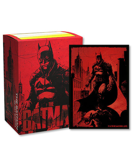 Arcane Tinmen Matte Black Art - The Batman Card Sleeves Standard Size 100τμχ Black