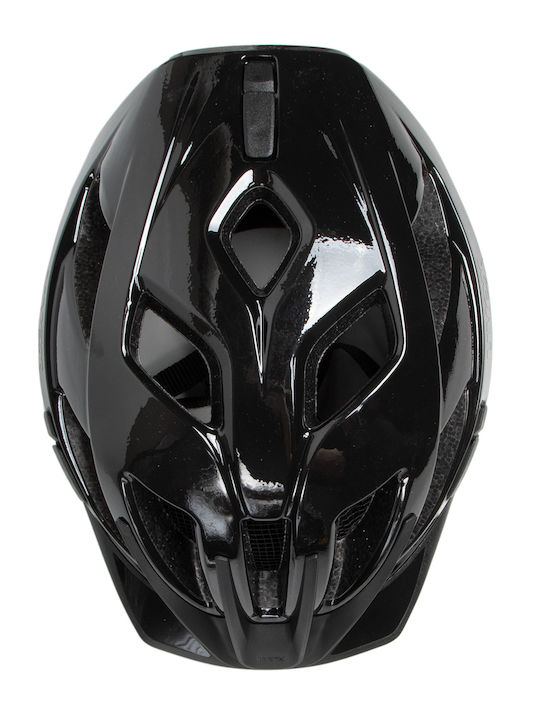 Uvex Active Fahrradhelm Berg / Stadt mit LED Licht Schwarz