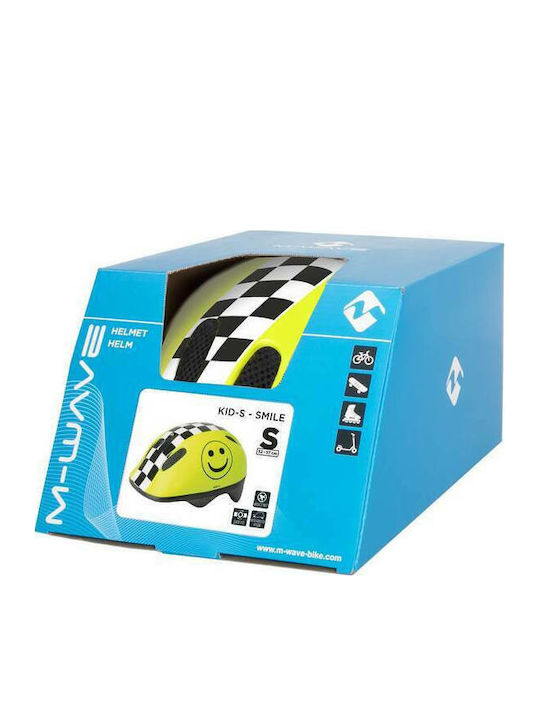 M-Wave Smile Kids' Helmet for City Bike Yellow