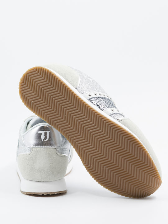 Damen Sneakers Silber