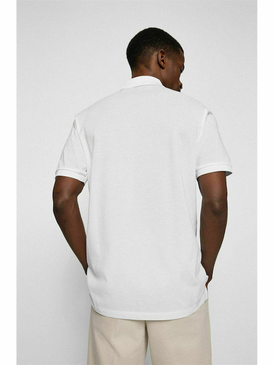 Hugo Boss Men's Short Sleeve Blouse Polo White