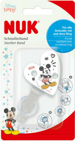 Nuk Pacifier Ribbon Mickey Fabric Polychrome