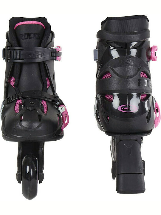 Roces Orlando III Inline Αυξομειούμενα Rollers Μαύρα Παιδικά