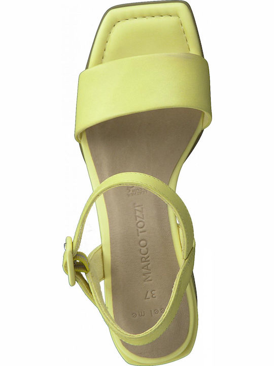 Leder Sandalen Lemon