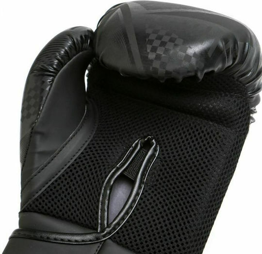 Everlast Spark Γάντια Πυγμαχίας από Συνθετικό Δέρμα για Αγώνα Μαύρα
