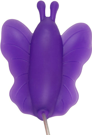 Seven Creations Flutter Butterfly Klitoris Vibrator mit Fernbedienung 2cm Lila