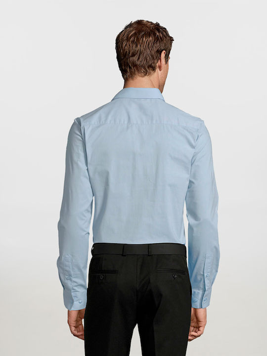 Sol's Blake Men Herren Langarm Hemd Arbeit Hellblau Sol's Blake Men Herren Langarm Hemd Arbeit Hellblau