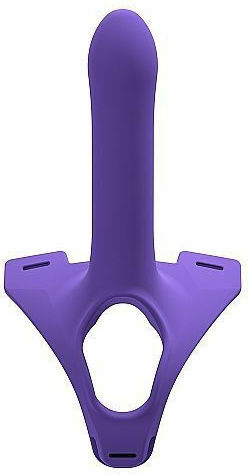 Perfect Fit Brand Zoro Strap On Gurtzeug mit Dildo 12.3cm in Lila Farbe