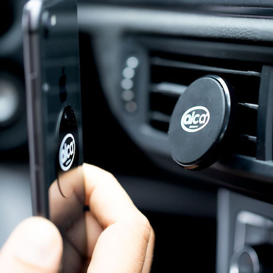 Alca AC Vent Handyhalterung Auto mit Magnet Schwarz