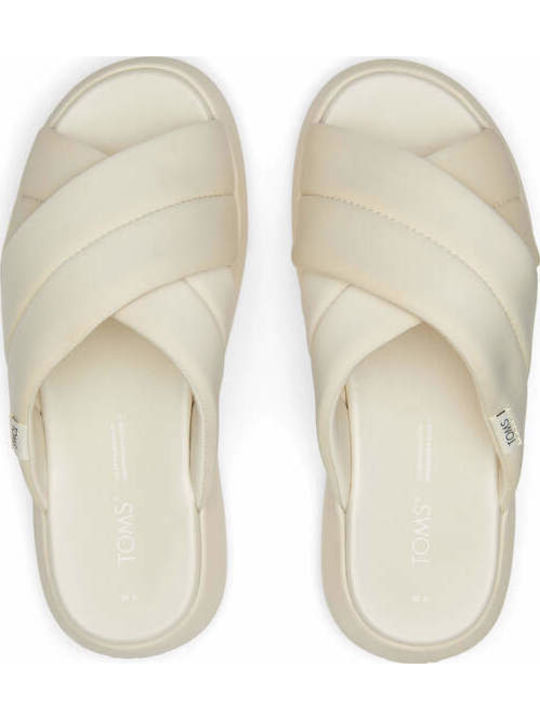 Alpargata Mallow Women's Flat Sandals in Beige Color