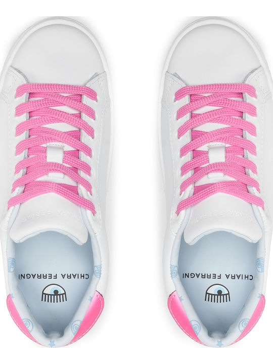 Damen Flatforms Sneakers Rosa
