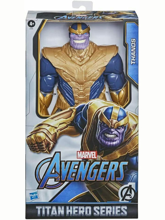 Marvel Avengers Titan Hero Series Blast Gear Deluxe Thanos Easter Candle with Toys for 4+ Years Hasbro