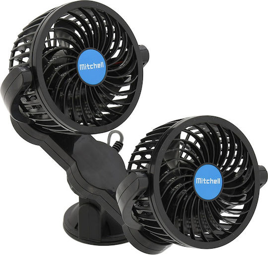 Compass Mitchell Double Car Fan 12V