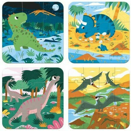 Παιδικό Puzzle Dinosaurs για 3+ Ετών 43pcs Janod