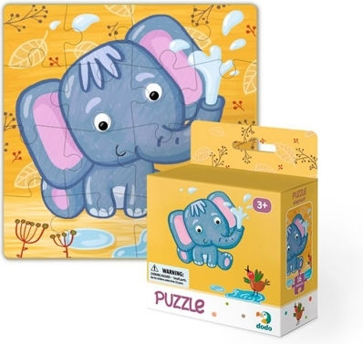 Παιδικό Puzzle Ελέφαντας για 3+ Ετών 16pcs Dodo
