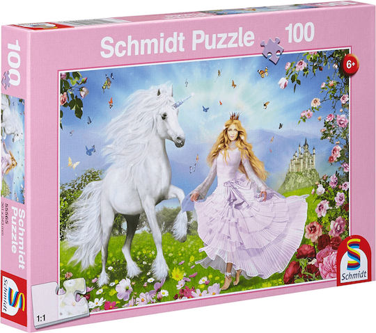 Kids Puzzle The Unicorn Princess for 6+ Years 100pcs Schmidt Spiele