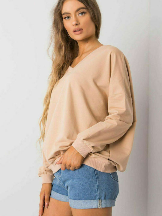 Fancy Women's Sweatshirt Beige