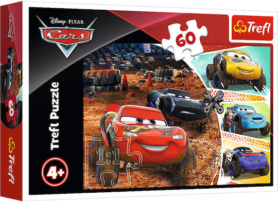 Παιδικό Puzzle Lighting Mcqueen & Friends για 4+ Ετών 60pcs Trefl