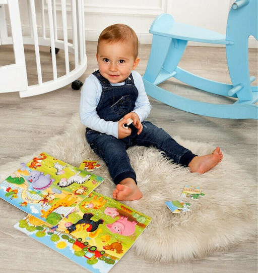 Kinderpuzzle Dschungel 24pcs Roter Kafer