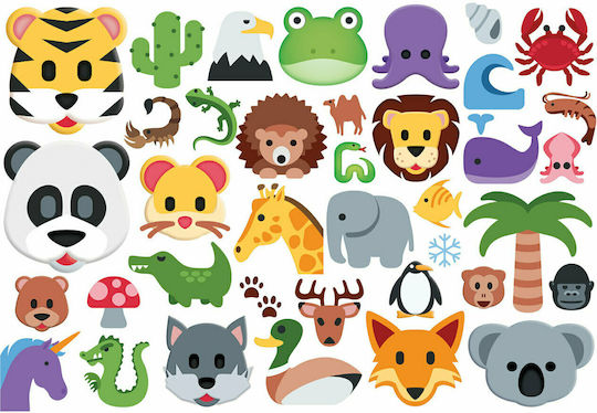 Παιδικό Puzzle Emojipuzzle Wildlife Annimals για 5+ Ετών 100pcs Eurographics