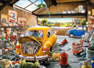 Kinderpuzzle Sam’s Garage für 8++ Jahre 300pcs Castorland