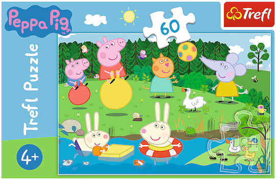 Детски Пъзел Peppa Pig Holiday за 4+ Години 60бр Trefl