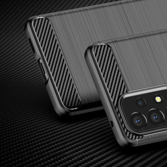 Hurtel Carbon Flexible Back Cover Σιλικόνης Μαύρο (Galaxy A53)