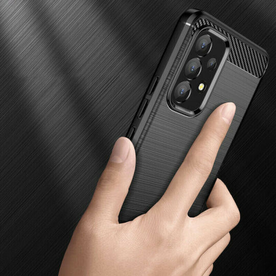Hurtel Carbon Flexible Back Cover Σιλικόνης Μαύρο (Galaxy A53)